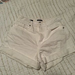 white jean shorts from target
